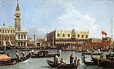 Return of the Bucentaurn to the Molo on Ascension Day by Canaletto